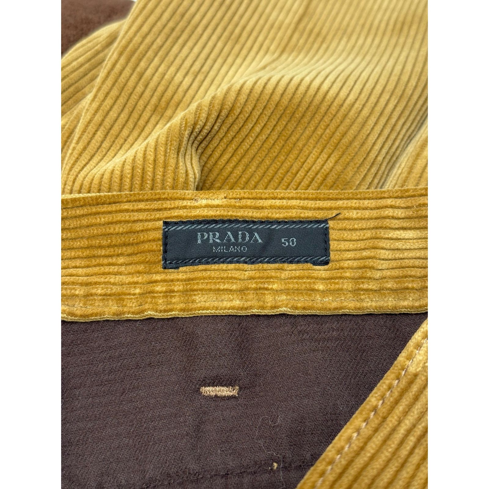 Prada 2000s Prada corduroy straight pants Size US 34 / EU 50 - 8 Thumbnail