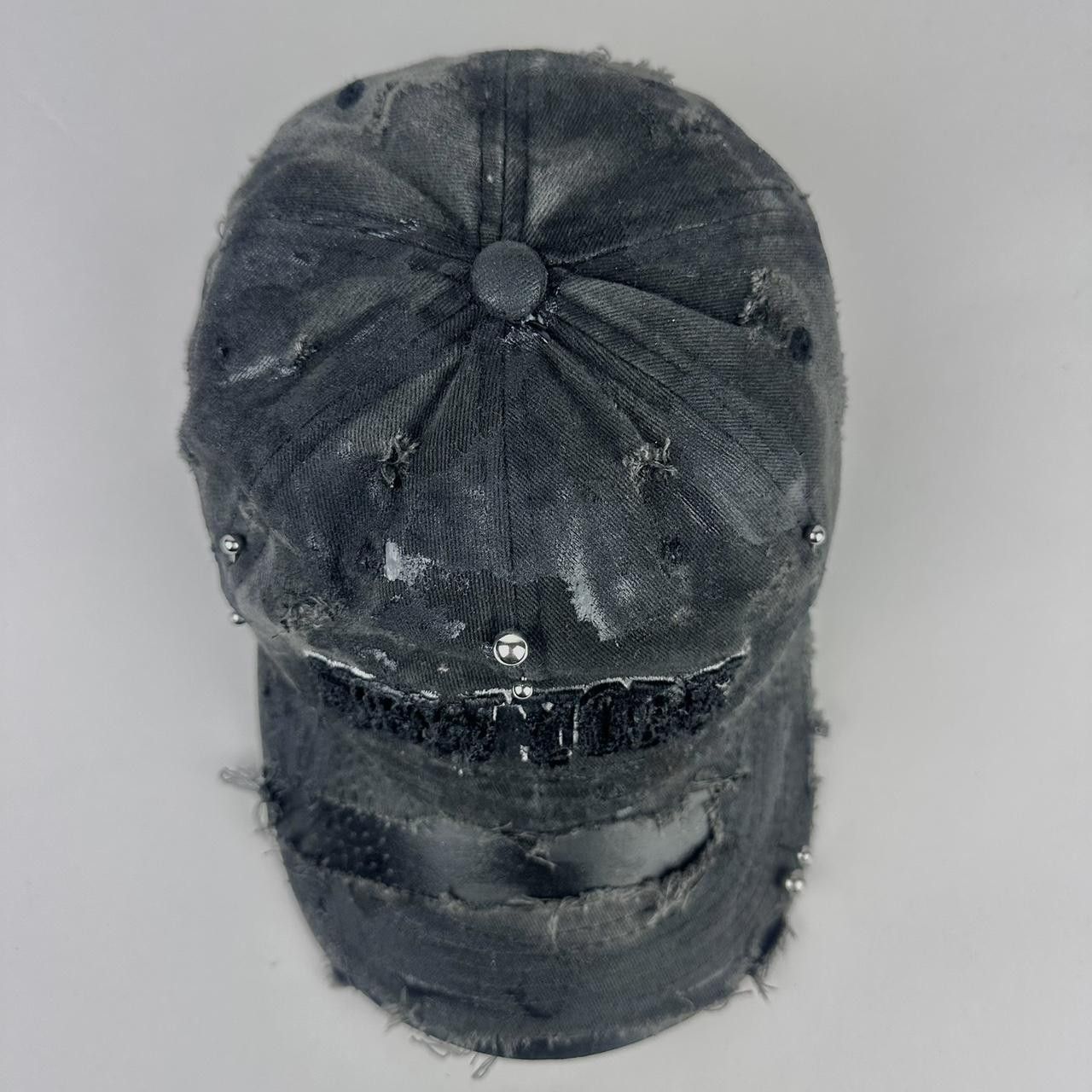 Other ASTROBOI* 'New York Grunge' Black Pierced Distressed Hat Size ONE SIZE - 3 Thumbnail