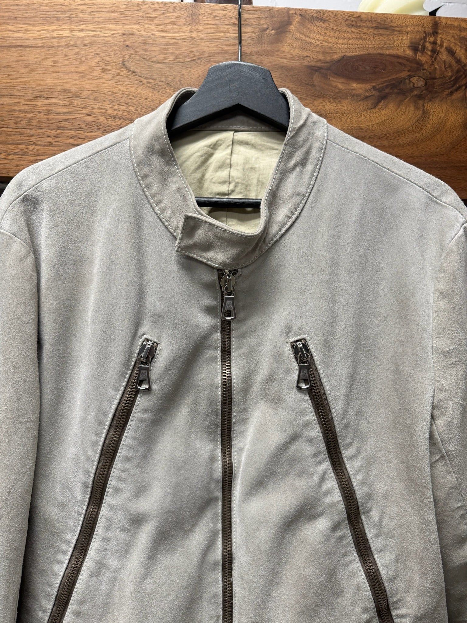Maison Margiela SS2002 Maison Martin Margiela ‘5-Zip’ Suede Bomber Jacket Size US XL / EU 56 / 4 - 2 Thumbnail