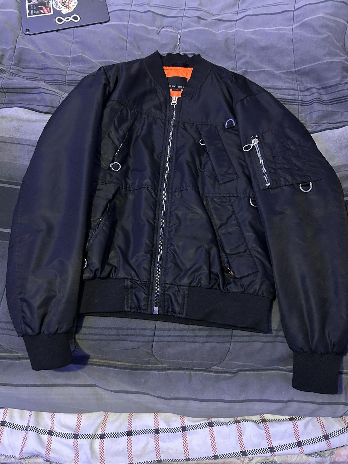 Japanese Brand DecibelStar Bomber Jacket Size US M / EU 48-50 / 2 - 2 Thumbnail