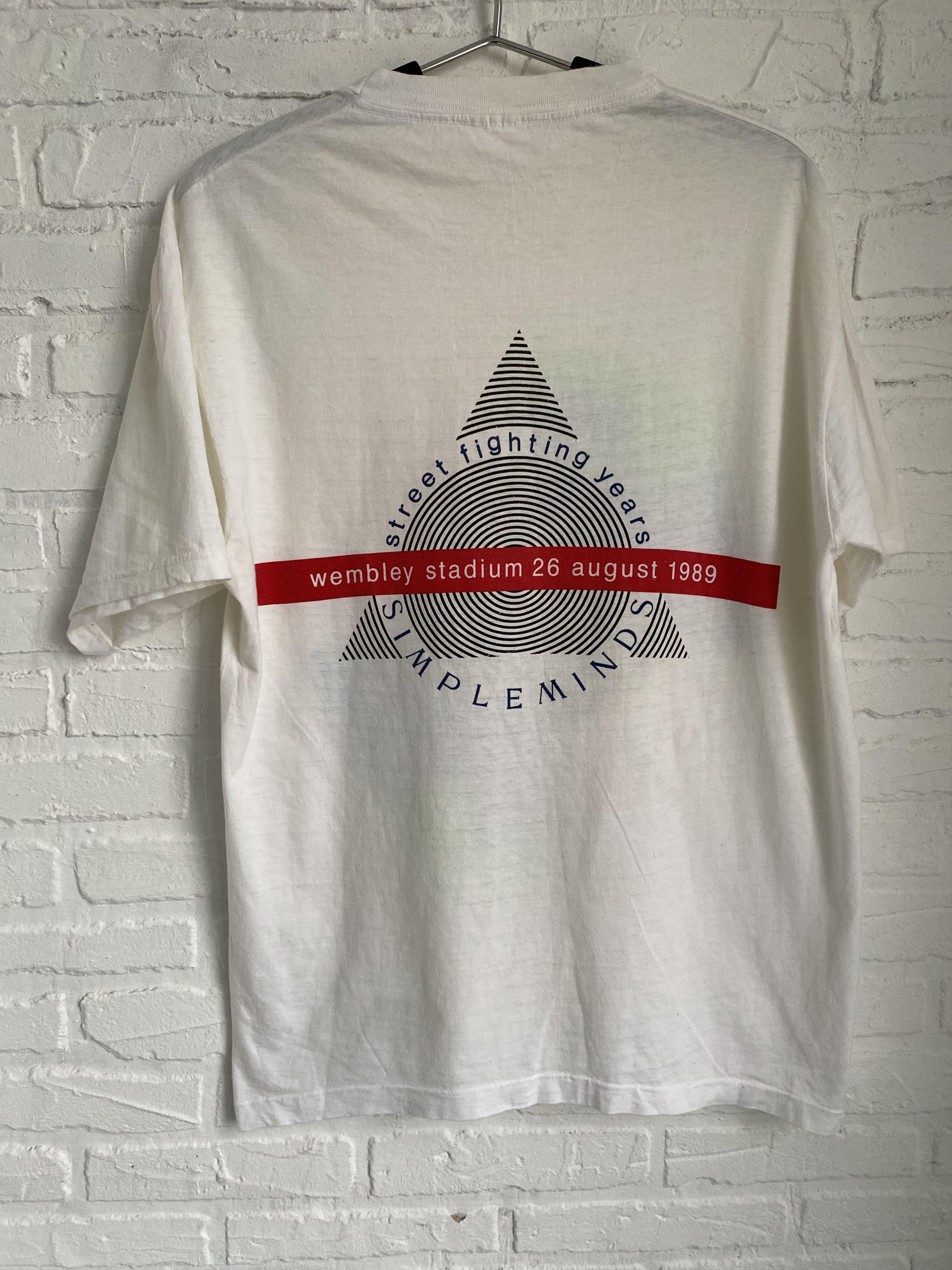 Band Tees × Vintage vintage 80s street fighting years simple minds rock t-shirt Size US L / EU 52-54 / 3 - 4 Thumbnail