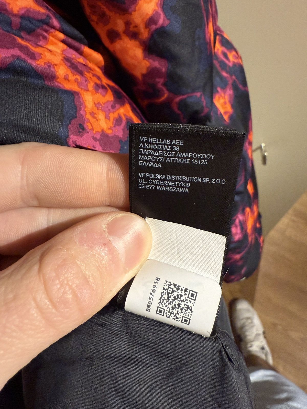 The North Face North Face 1996 Flame Print Neptuse Down Puffer Size US XL / EU 56 / 4 - 4 Thumbnail