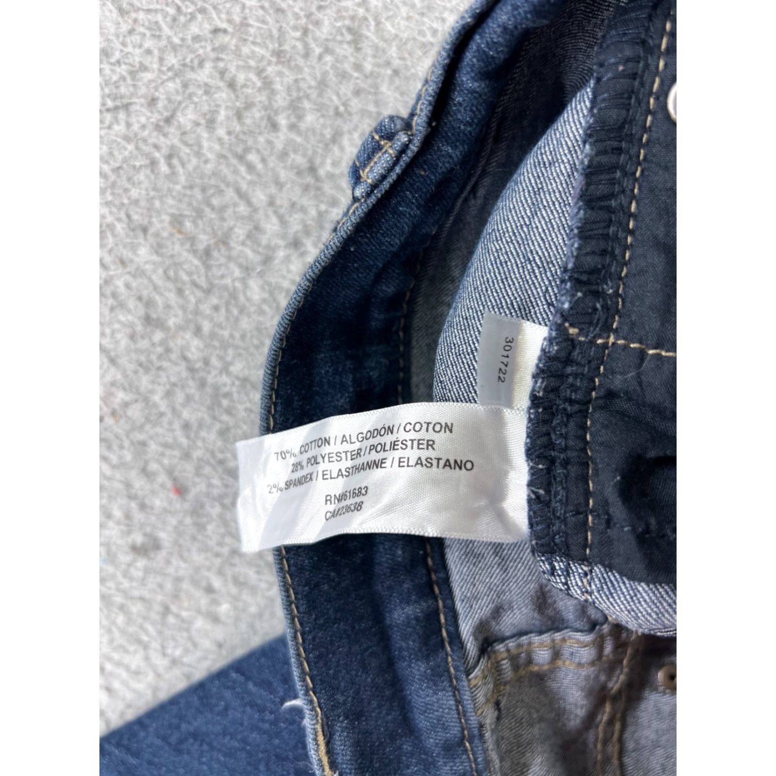 Jockey Jockey Jeans Blue Denim Bootcut Mid Rise 26x30 26 Women Pants Regular 5-Pocket Cotton Blend - Vintage? No Size 26" / US 2 / IT 38 - 6 Thumbnail