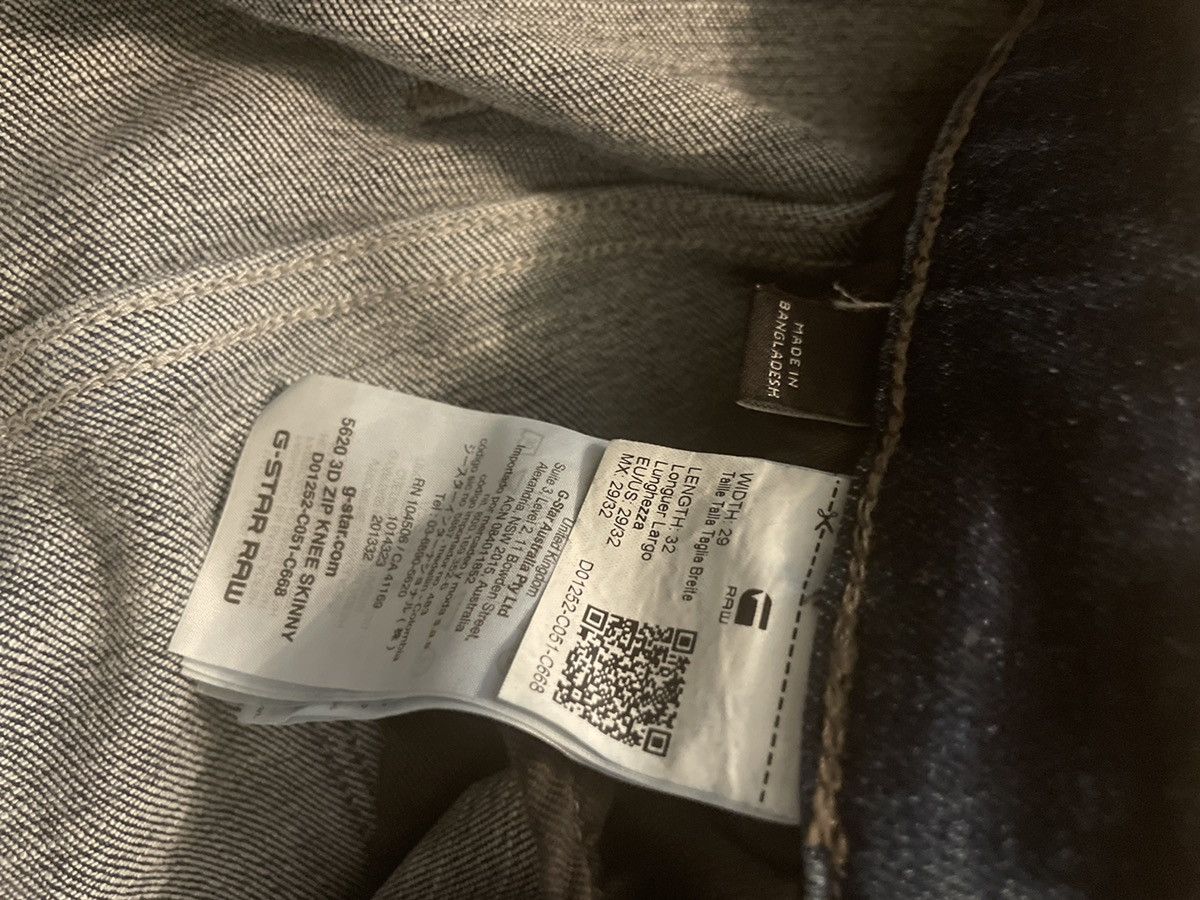 G-Star G STAR 5620 3D Zip knee Denim Size US 29 - 4 Thumbnail