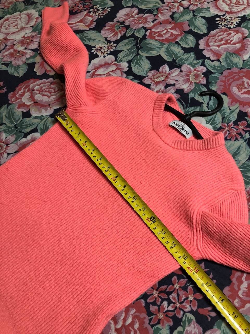 Stone Island Stone Island Pink Hand-Sprayed Knit Jumper Size XS / US 0-2 / IT 36-38 - 9 Thumbnail