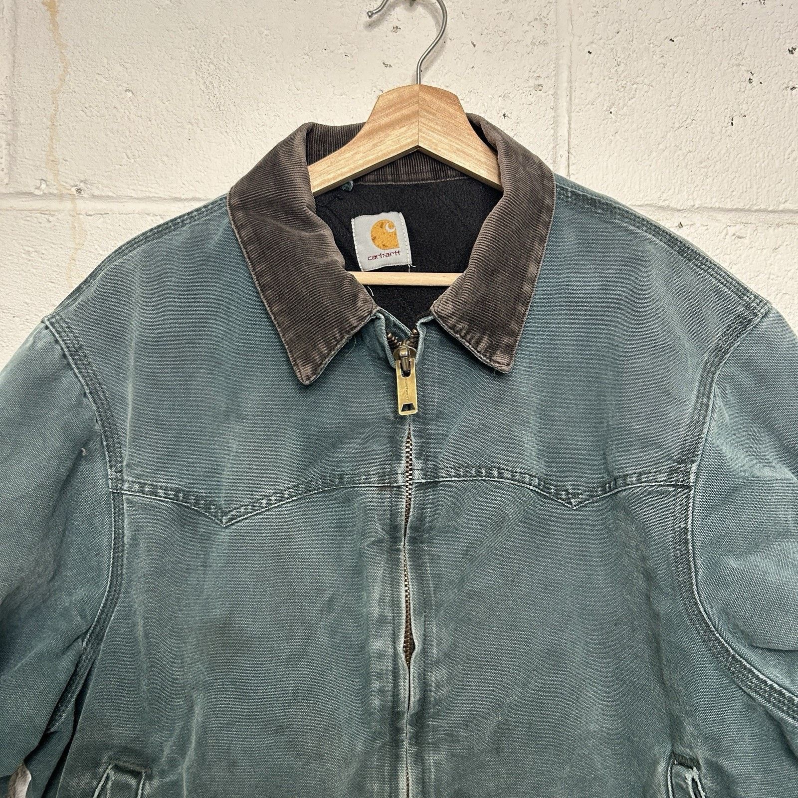 Carhartt Vintage Carhartt Santa Fe Jacket “Hunter Green” J14 HTG Size US L / EU 52-54 / 3 - 3 Thumbnail