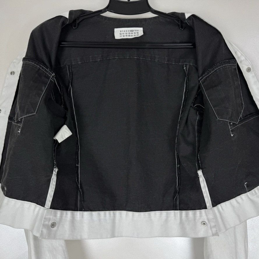 Maison Margiela Archive SS 2001 Maison Margiela White And Black Denim Jacket Size M / US 6-8 / IT 42-44 - 3 Thumbnail