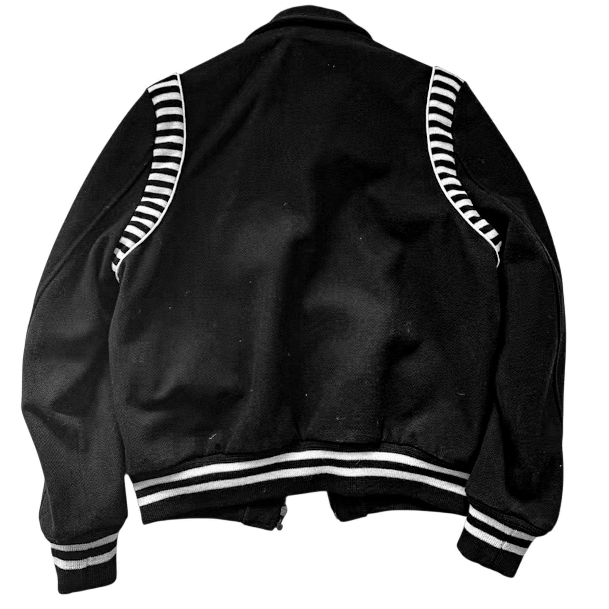 Saint Laurent Paris Saint Laurent FW16 Ray Striped Black Teddy Jacket Size US M / EU 48-50 / 2 - 2 Thumbnail