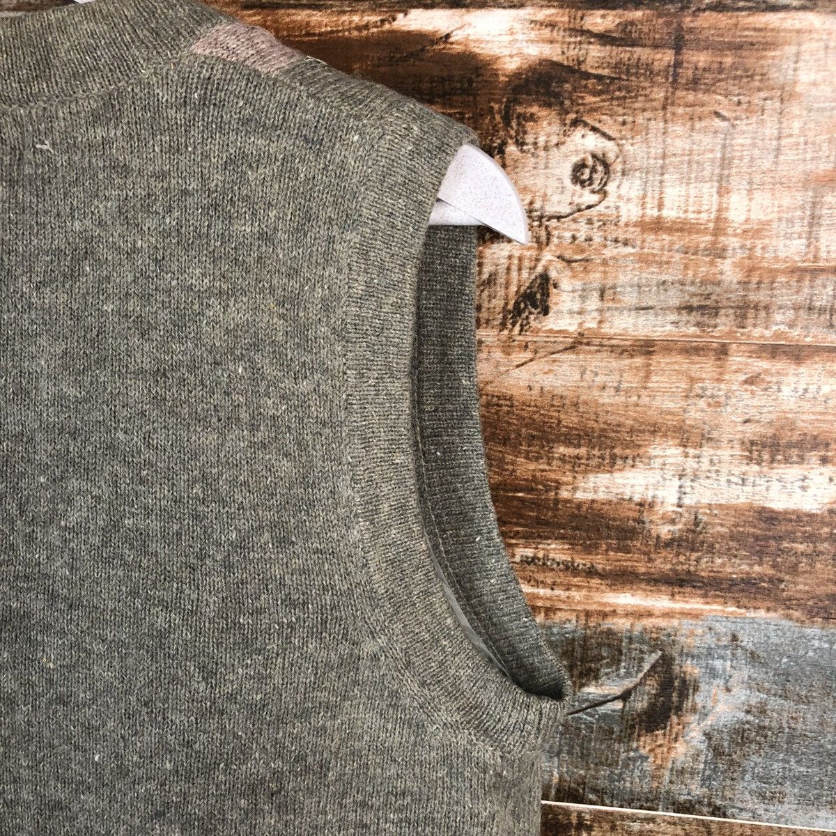 Homespun Knitwear Mocka Biene Grey Cardigan Vest Knitwear #A1658 Size US M / EU 48-50 / 2 - 11 Thumbnail