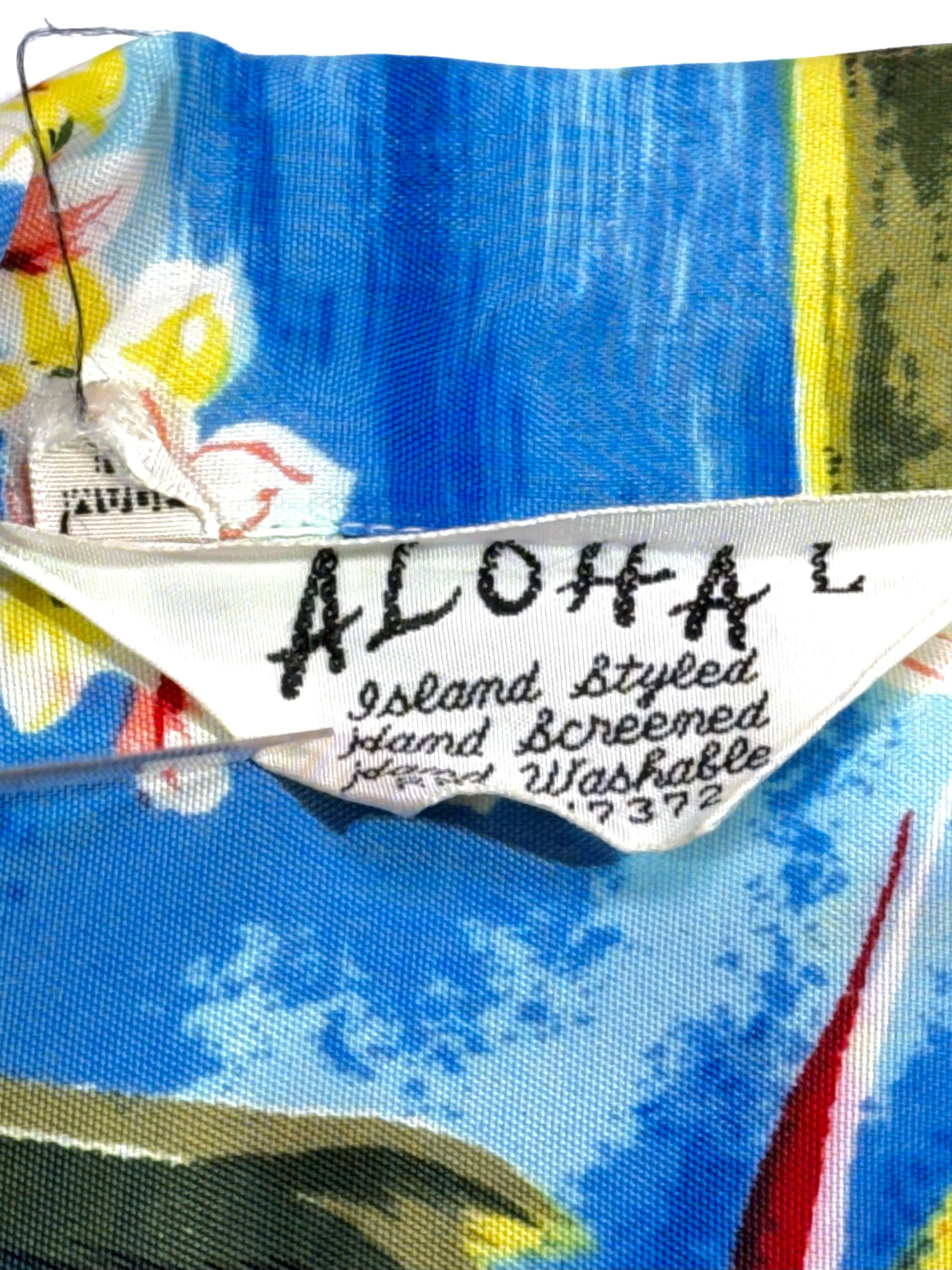 Vintage 50's~ ALOHA Sz.L RN17372 (E) hawaiian shirt Size US M / EU 48-50 / 2 - 3 Thumbnail
