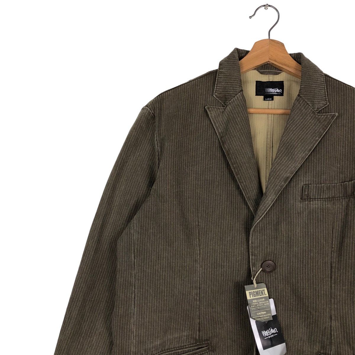 Issey Miyake 🔥Vintage Chore Hickory Work Jacket Mossimo Pigment Size US L / EU 52-54 / 3 - 7 Thumbnail