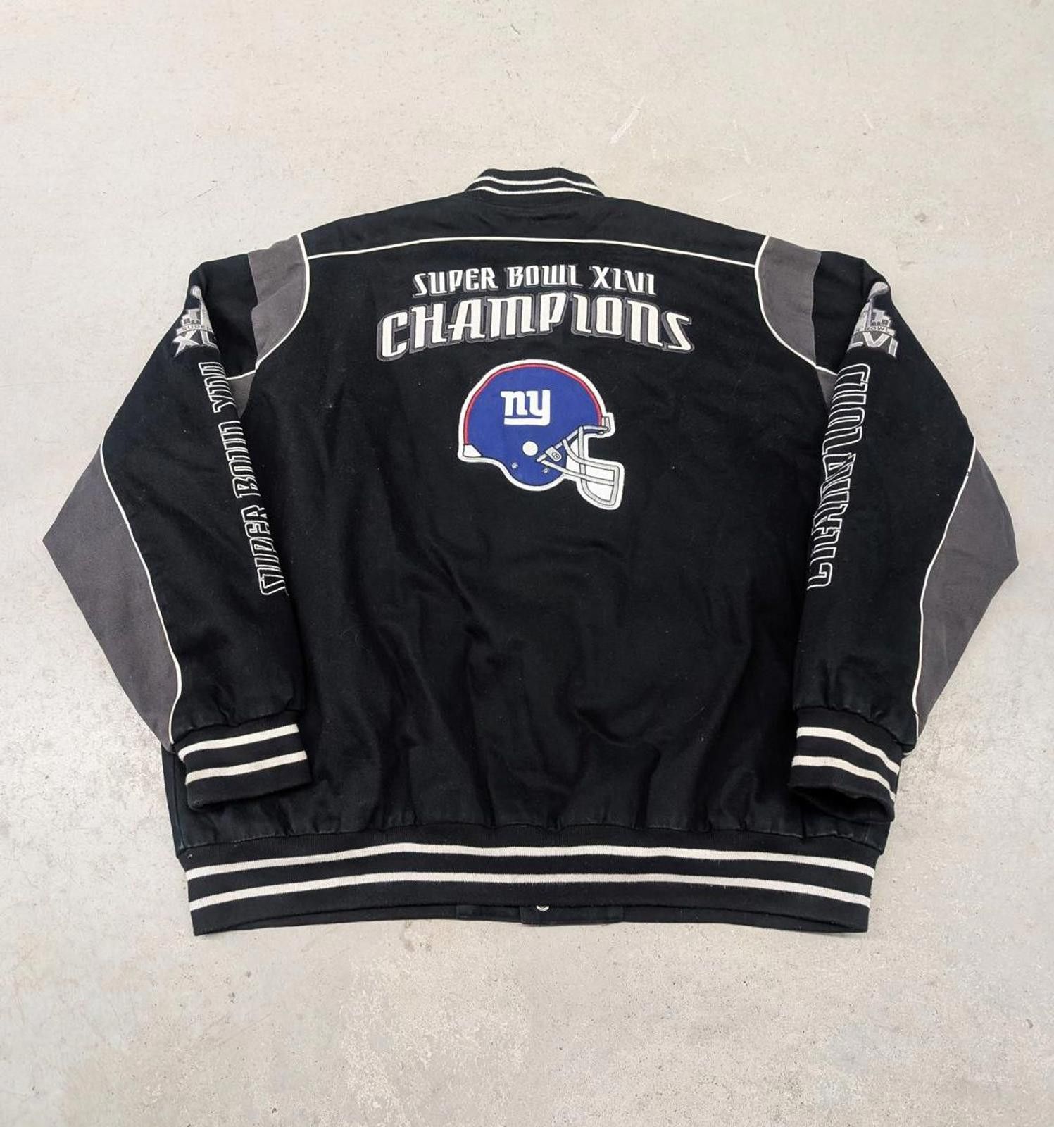 NFL 2012 New York Giants Super Bowl XLVI Champions NFL Jacket Size US XXL / EU 58 / 5 - 2 Thumbnail