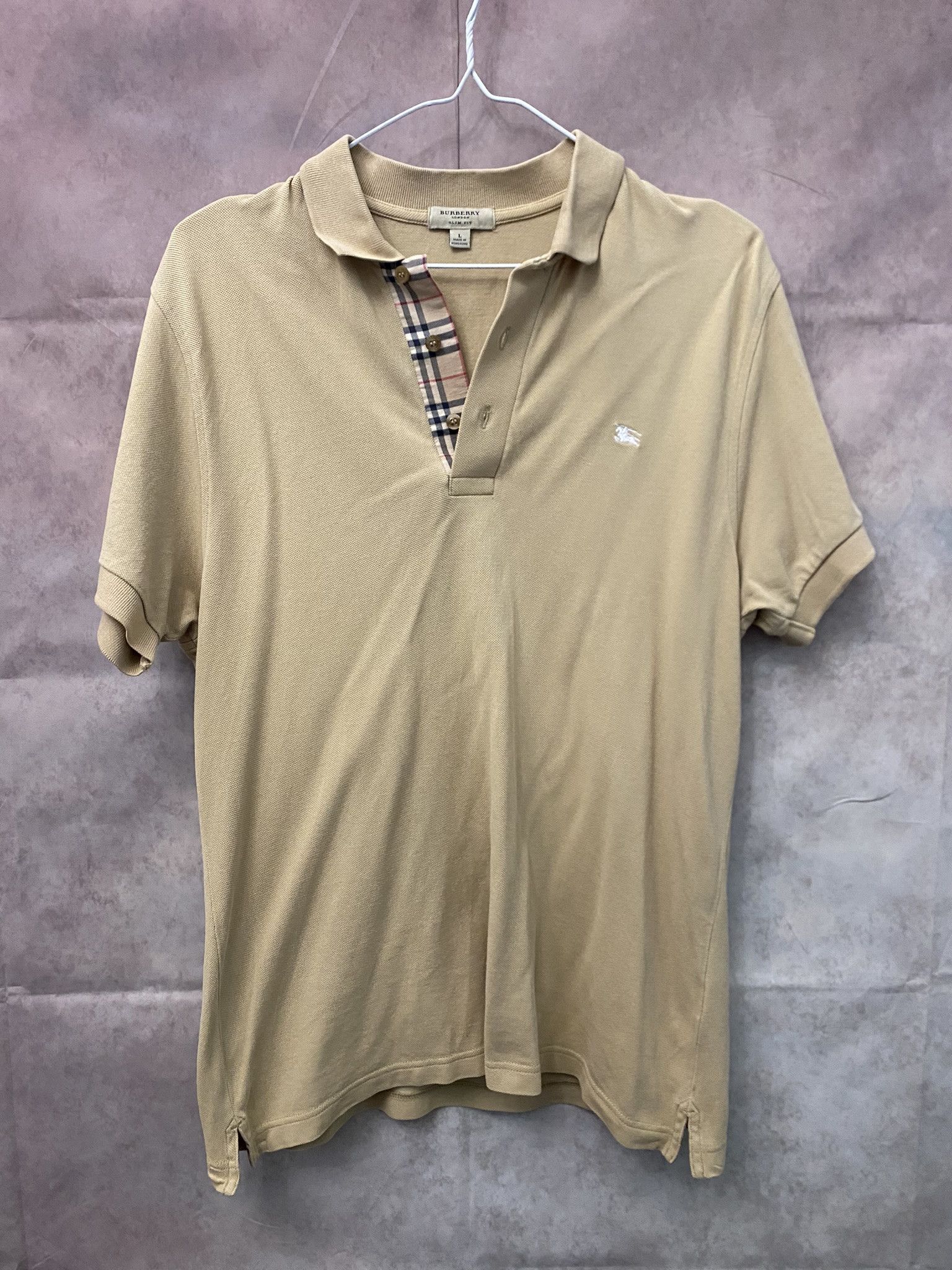 Burberry × Designer Burberry Polo Nova Check Luxury Size US L / EU 52-54 / 3 - 2 Thumbnail