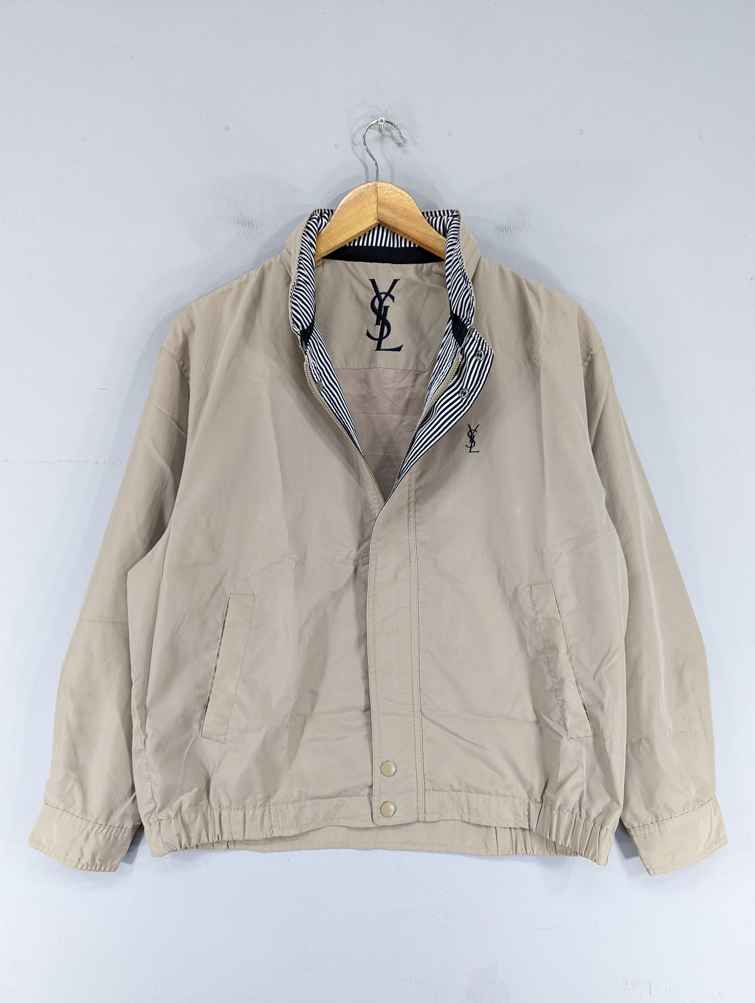 image of vintage Yvessaintlaurent YSL Casual Jacket, Men's (Size Medium)