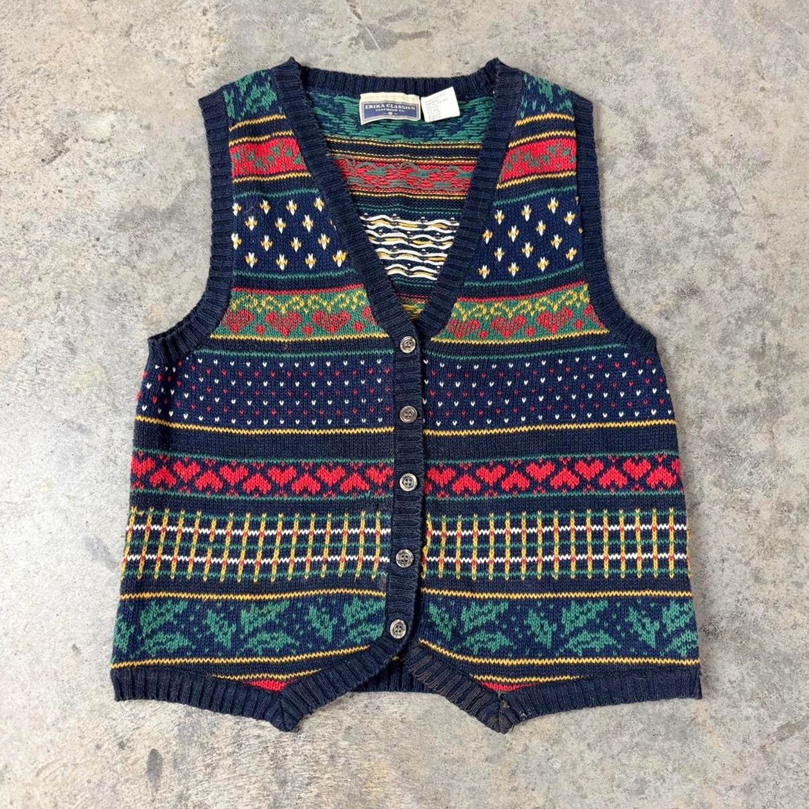 Vintage 90s Coquette Cardigan Sweater Size M / US 6-8 / IT 42-44 - 1 Thumbnail
