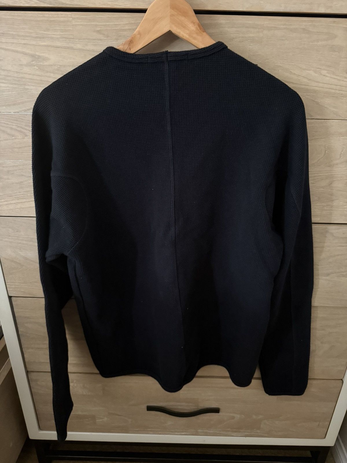 No Maintenance No Maintenance Black Waffle Knit Long Sleeve Thermal Size US L / EU 52-54 / 3 - 2 Thumbnail