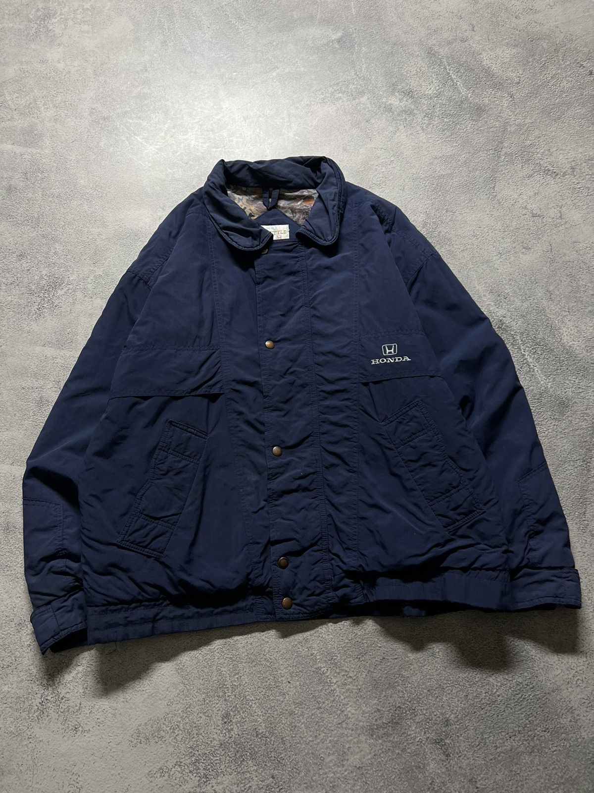 Vintage Vintage Y2k Honda 💙 Nylon Faded Racing Jacket 00’s Size US M / EU 48-50 / 2 - 1 Thumbnail