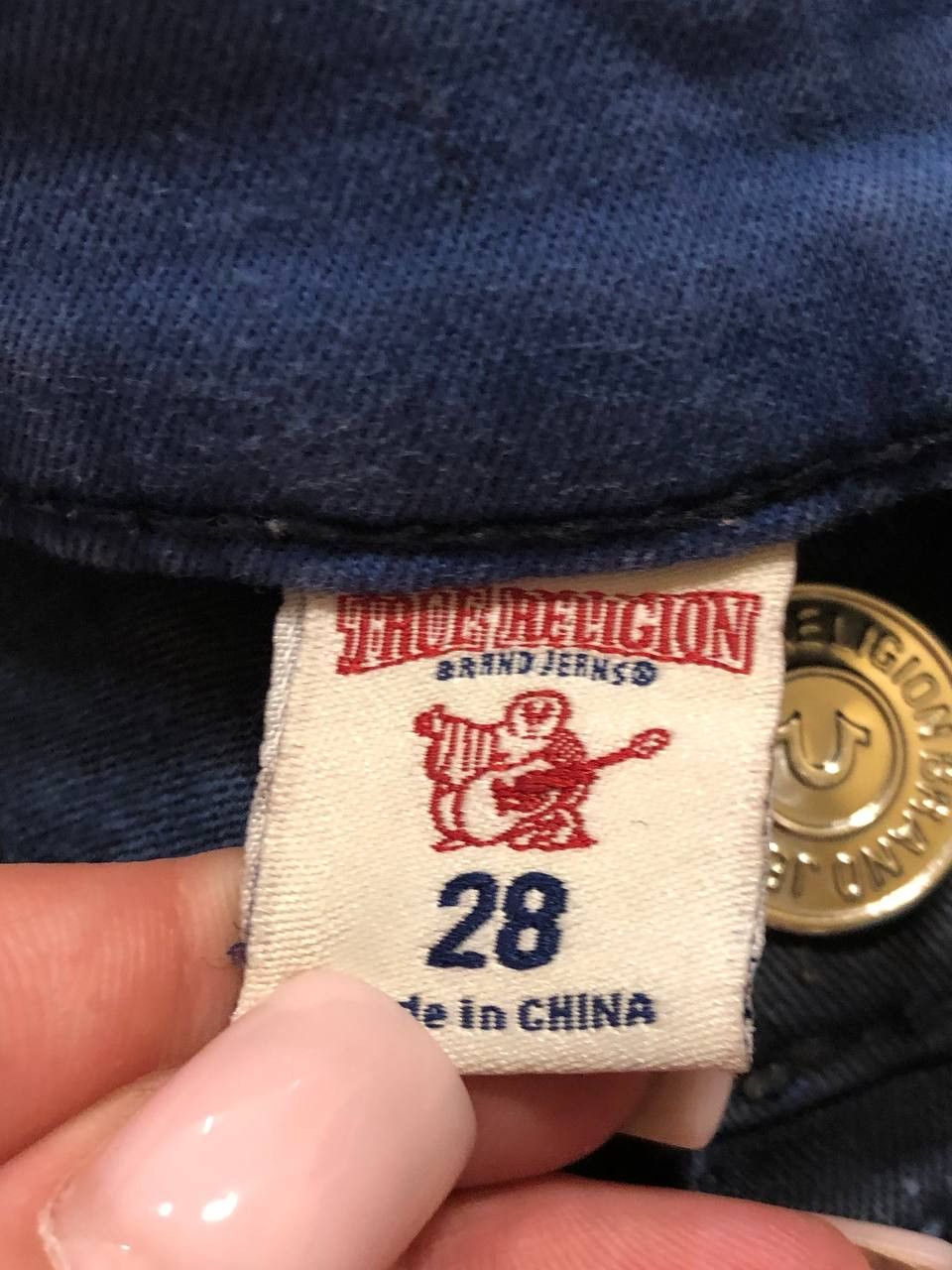 True Religion Vintage True Religion jeans logo crazy Y2K streetwear Size US 28 / EU 44 - 2 Thumbnail