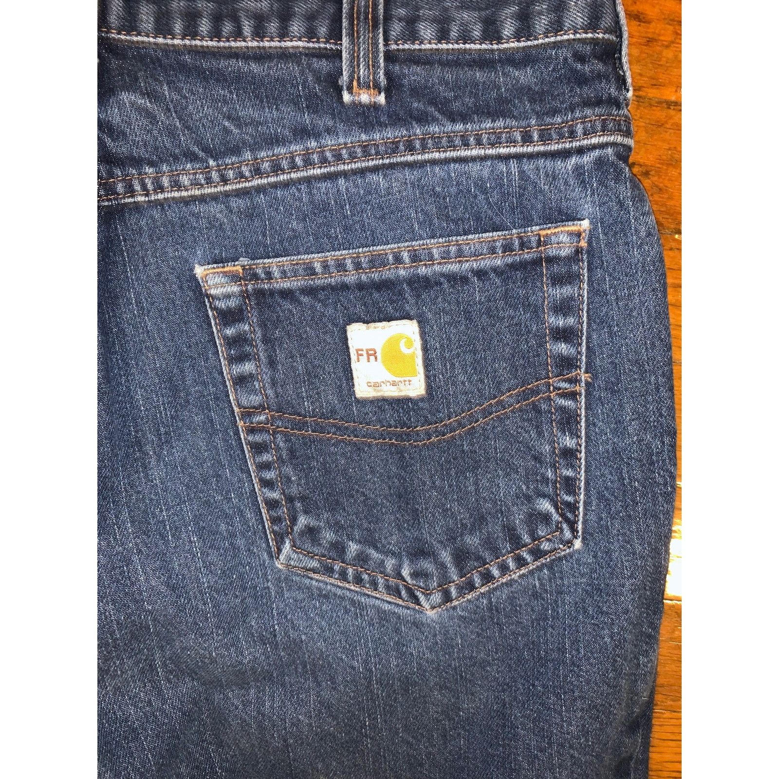 Carhartt Carhartt FR Flame Resistant Jeans 34x30 CAT 2 Workwear Denim Size US 34 / EU 50 - 7 Thumbnail