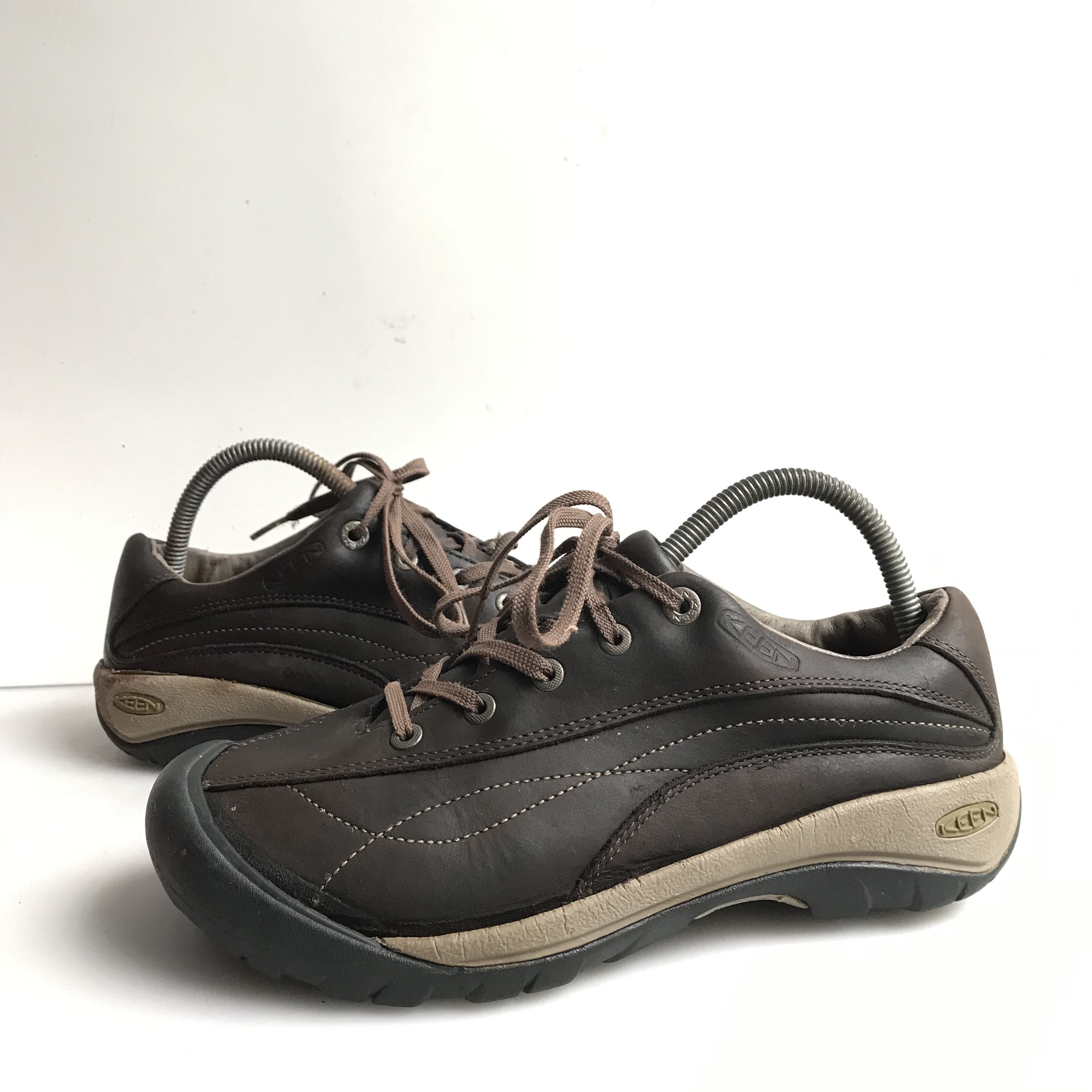 KEEN Vintage KEEN Toyah Brown Leather Oxfords Size US 7 / EU 40 - 1 Thumbnail