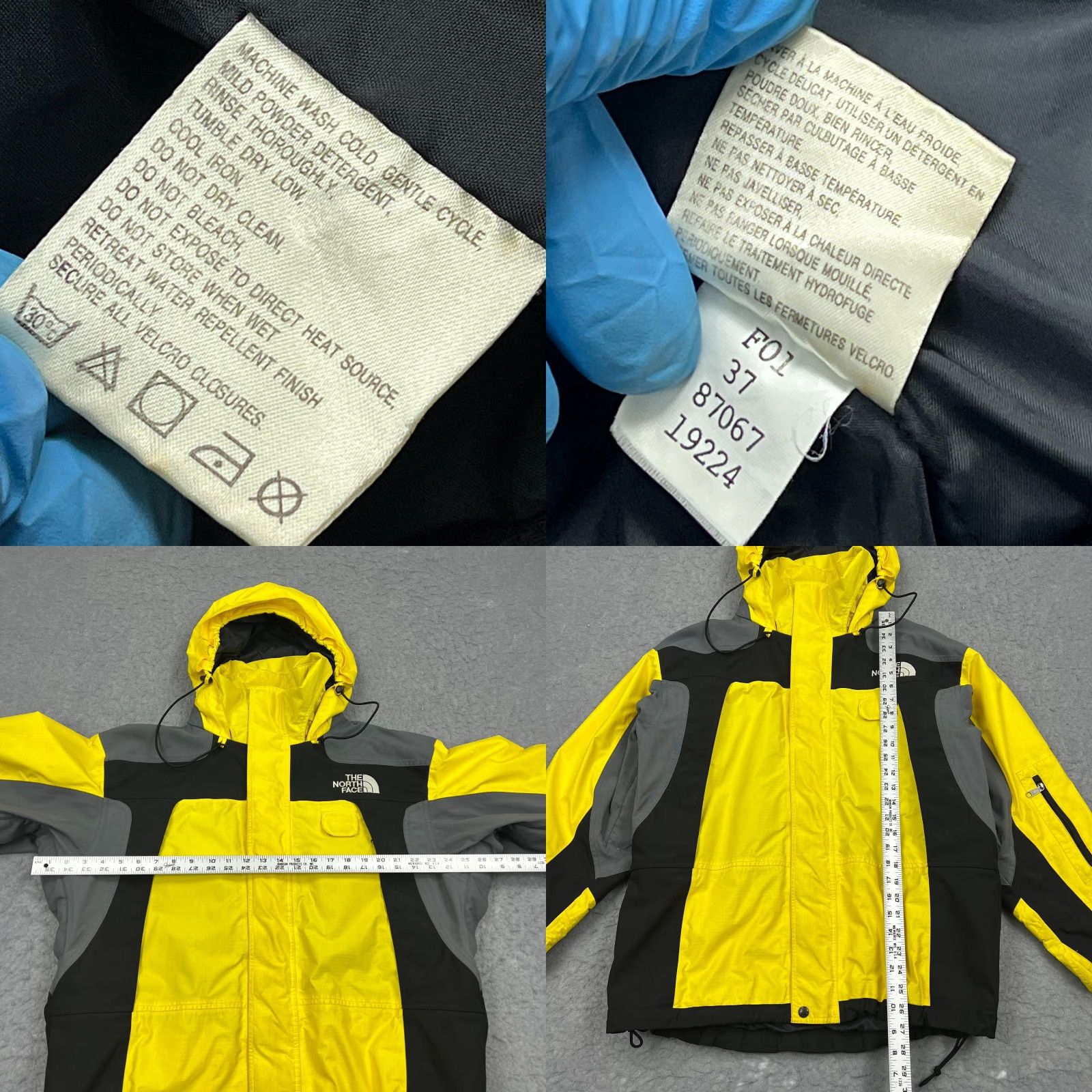 The North Face VTG The North Face Gore-Tex Pro Search & Rescue Jacket Men's L Yellow Hooded Size US L / EU 52-54 / 3 - 9 Thumbnail