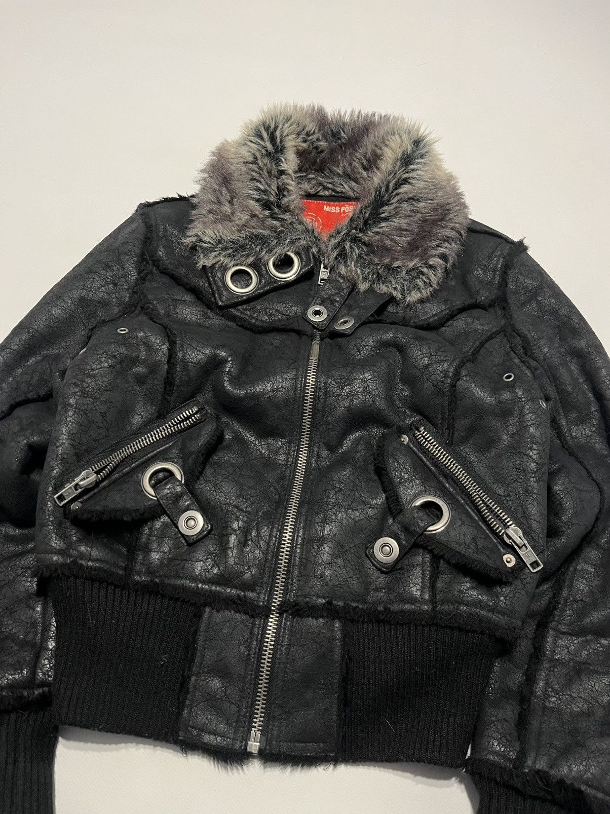 If Six Was Nine Miss Sixty Y2K Fur Jacket ifsixwasnine LGB styled Japan Size M / US 6-8 / IT 42-44 - 2 Thumbnail