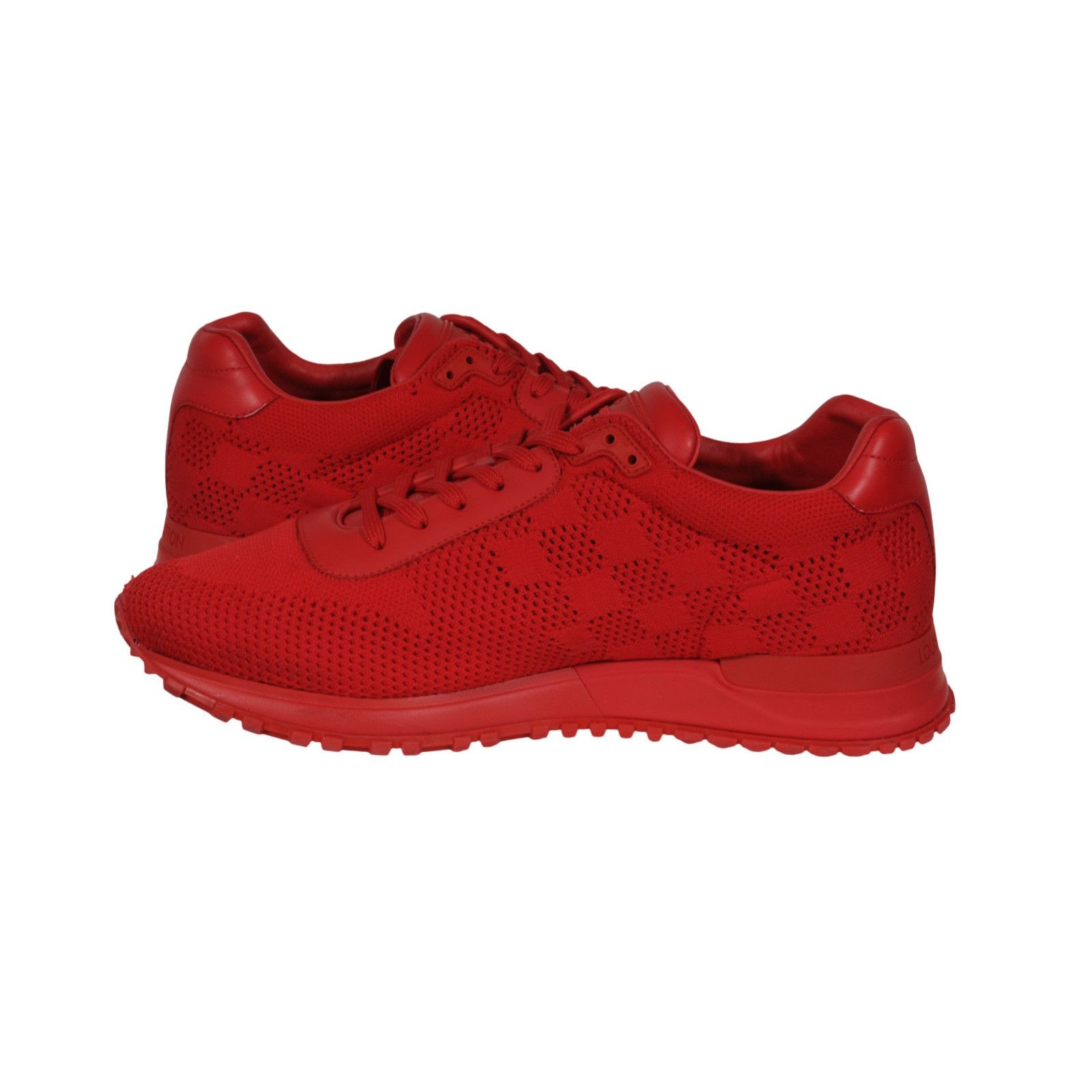 Louis Vuitton Runaway Damier Sneakers Red Size US 7 / EU 40 - 9 Thumbnail