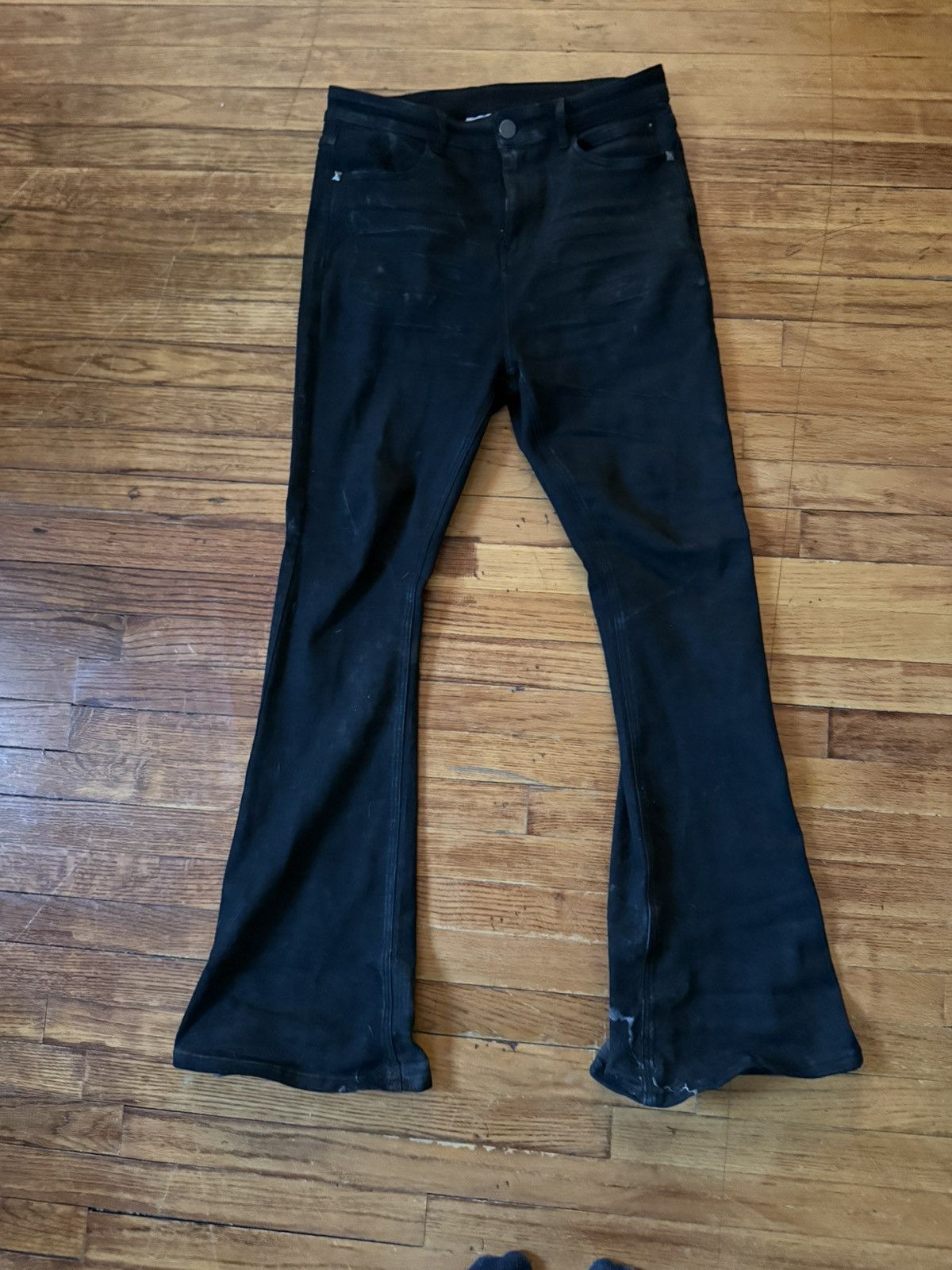 witnessvalley フレアパンツ oil spill witnessvalley フレアパンツ oil spill - メルカリ