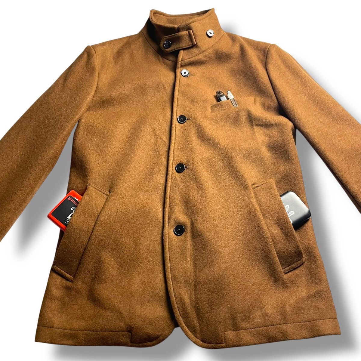 Melrose MEN'S MELROSE BUTTON UP COAT JACKET Size US L / EU 52-54 / 3 - 4 Thumbnail