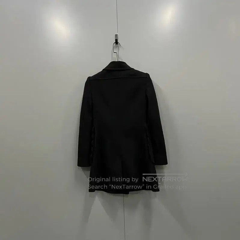 Valentino Valentino Black Cotton Long Coat for Men . Size US M / EU 48-50 / 2 - 2 Thumbnail