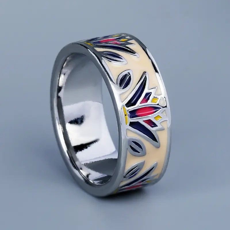 Jewelry × Vintage Classic Grass Shape Ring Size ONE SIZE - 1 Thumbnail