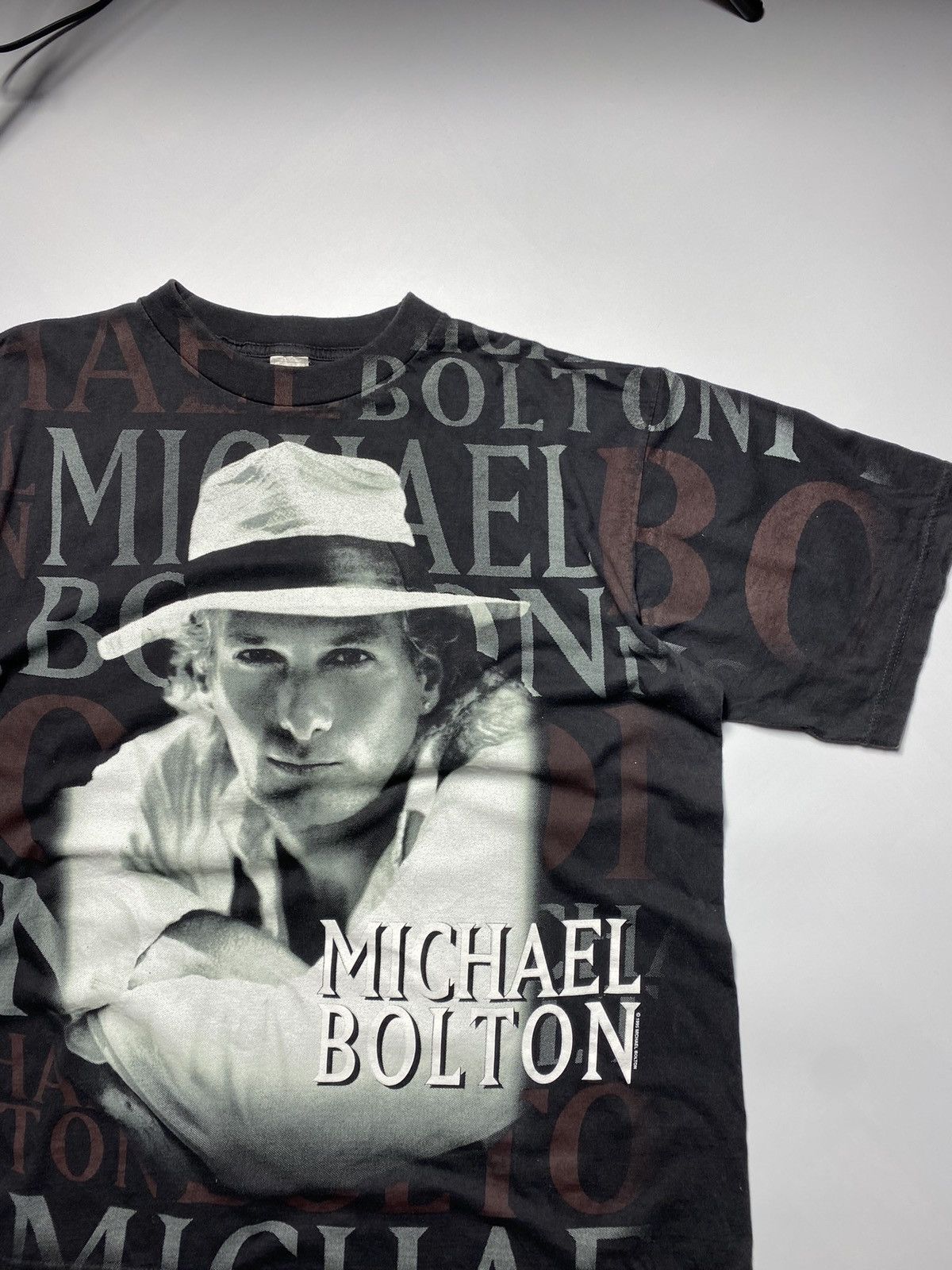 Band Tees × Vintage Vintage 1995 Michael Bolton all over print tour band t-shirt Size US XL / EU 56 / 4 - 3 Thumbnail