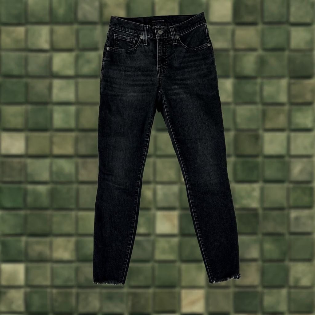 Lucky Brand Lucky Brand Jeans Mid Rise Skinny Ava Ankle 27 In Gray Denim Women's 4/27 Casual Size 27" / US 4 / IT 40 - 1 Thumbnail
