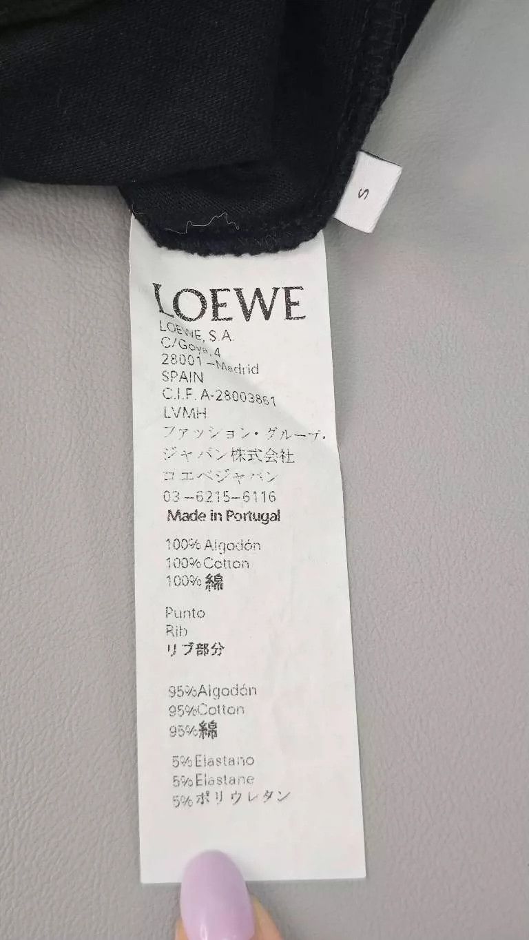 Loewe loewe black short sleeves 2504-Nextarrow Size US S / EU 44-46 / 1 - 6 Thumbnail