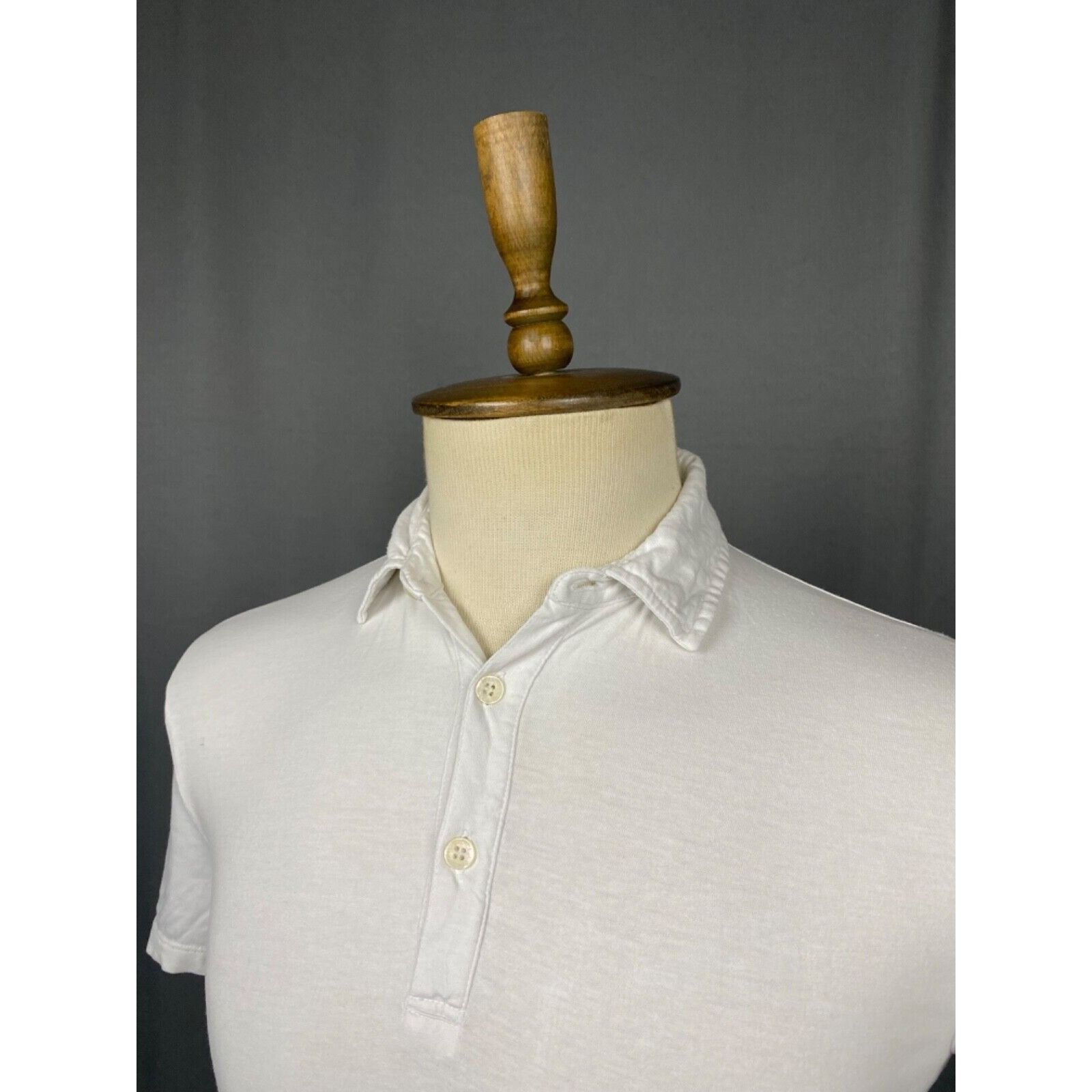 Versace Gianni Versace Big Back Medusa Logo Men's White Polo T-Shirt Size US M / EU 48-50 / 2 - 6 Thumbnail
