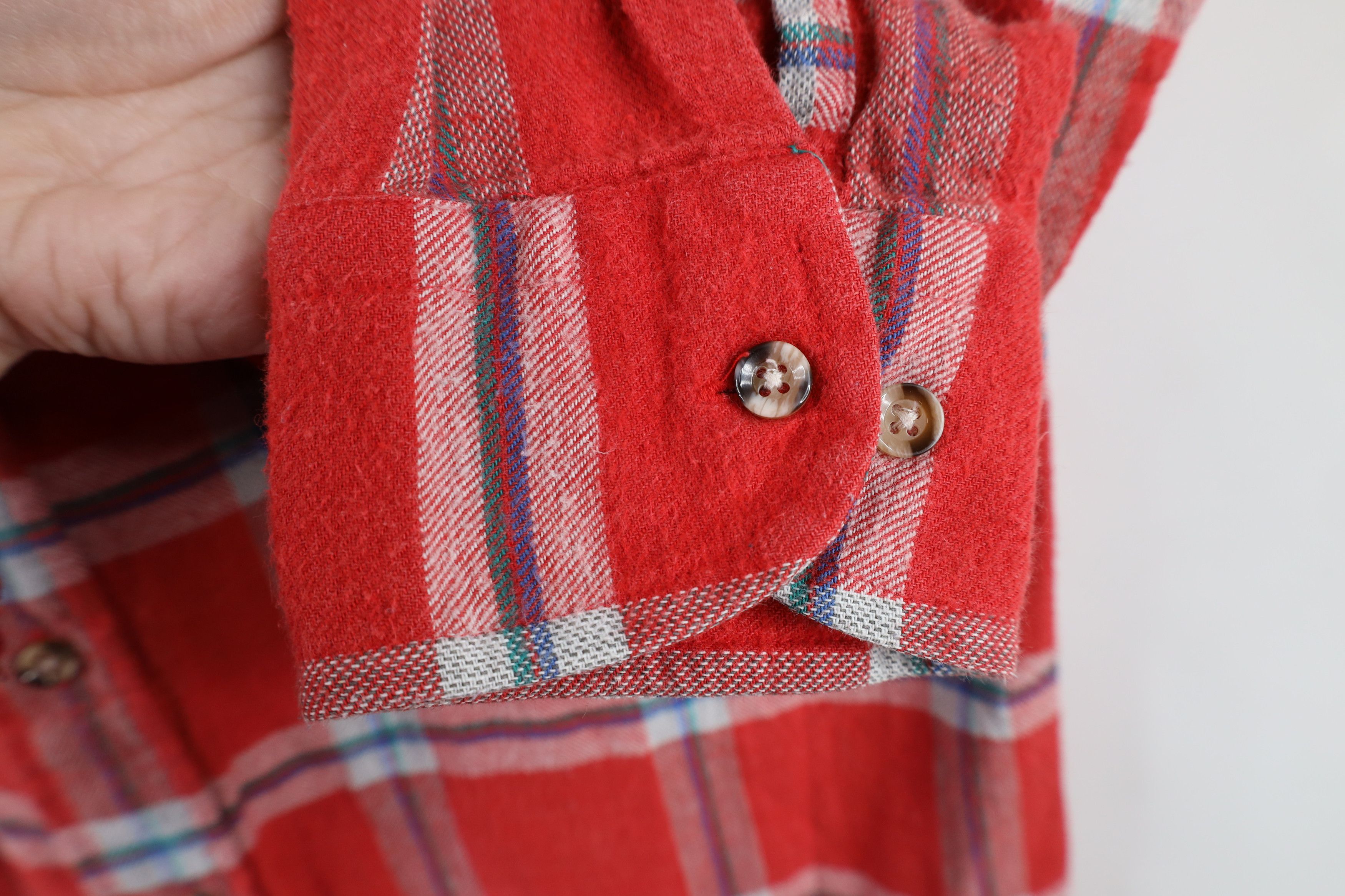 Vintage Vintage 70s Streetwear Flannel Collared Button Shirt Plaid Size US M / EU 48-50 / 2 - 4 Thumbnail