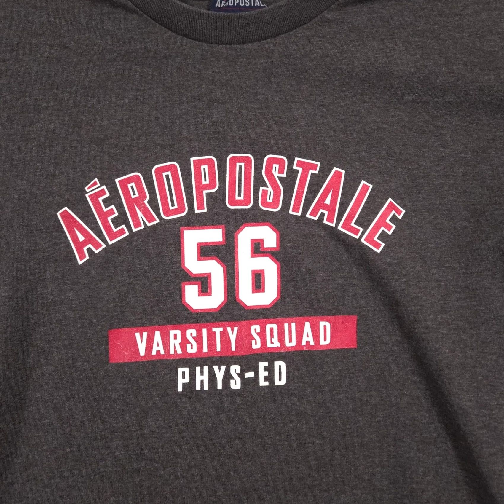 Aeropostale Aeropostale Shirt Mens Medium Gray 56 Varsity Squad Phys-Ed Graphic Tee Made USA Shirt Mens Gray 56 Varsity Squad Phys-Ed Graphic Tee USA Size US M / EU 48-50 / 2 - 3 Thumbnail