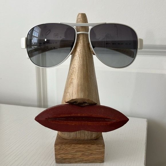 Prada × Vintage Prada Aviator Oversized White Unisex Y2K 90's 00's Sunglasse Size ONE SIZE - 2 Thumbnail
