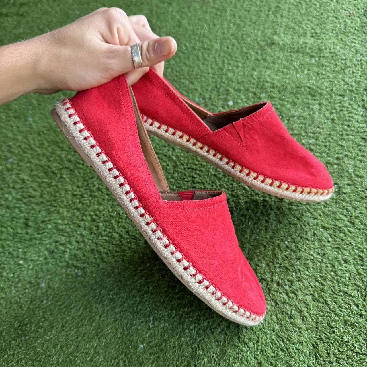 Designer A New Day Women's Red Espadrill Size US 8.5 / IT 38.5 - 2 Thumbnail