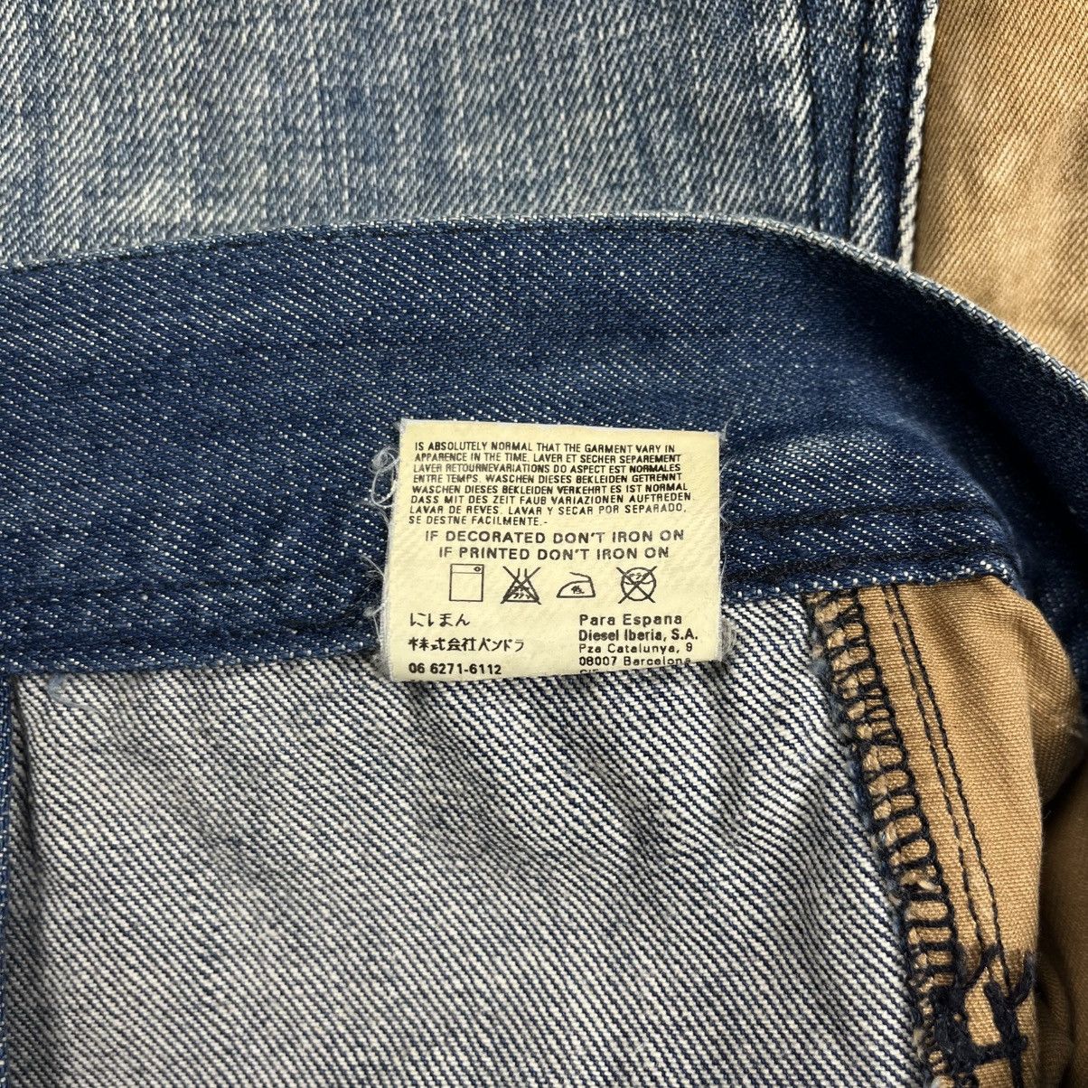 Diesel 2000s Diesel - Lampo Zips Rider Denim Jacket Size US M / EU 48-50 / 2 - 10 Thumbnail