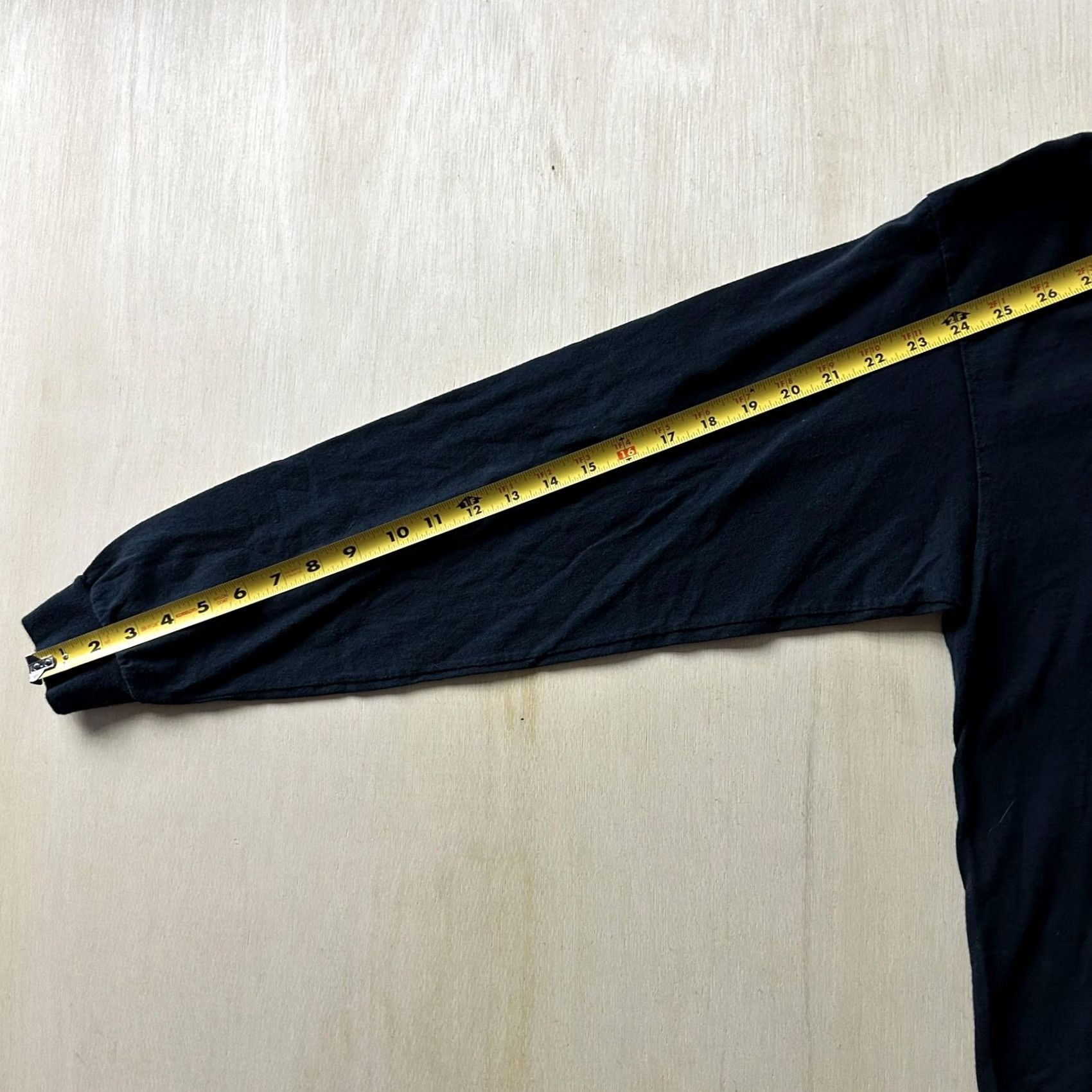 Gildan Gildan Long Sleeve Tee Mens Large Y2K Droid Does Motorola Android Graphic Crew Neck Black Shirt Size US L / EU 52-54 / 3 - 7 Thumbnail