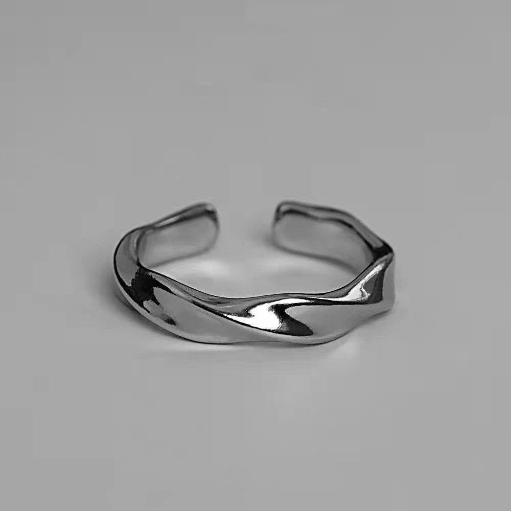 Jewelry Vibe Jewelry Rings Open Size Chrome Ring (Size 7-13) Size ONE SIZE - 6 Thumbnail
