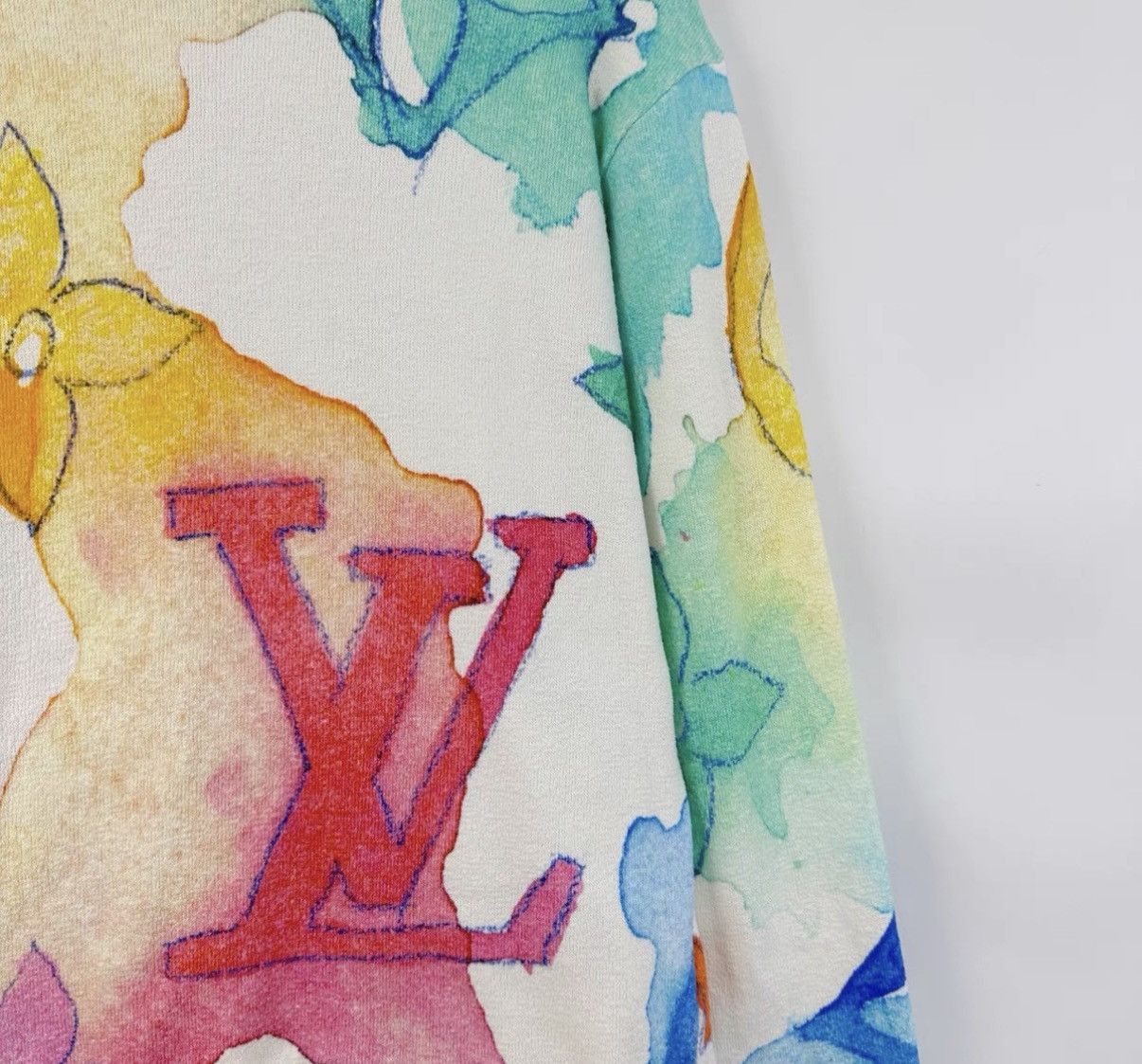 Louis Vuitton Louis Vuitton Colorful Ink Three Flower Print Sweatshirt K12 Size XS / US 0-2 / IT 36-38 - 6 Thumbnail