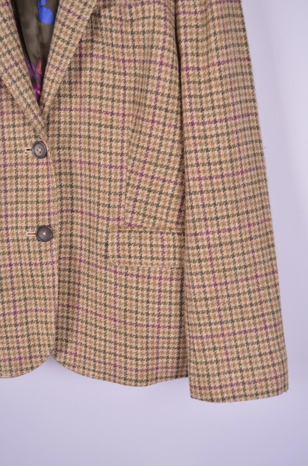 Designer Joules Jacket Tweed Portman Blazer Houndstooth Size US14 XXL Size XXL / US 16-18 / IT 52-54 - 5 Thumbnail