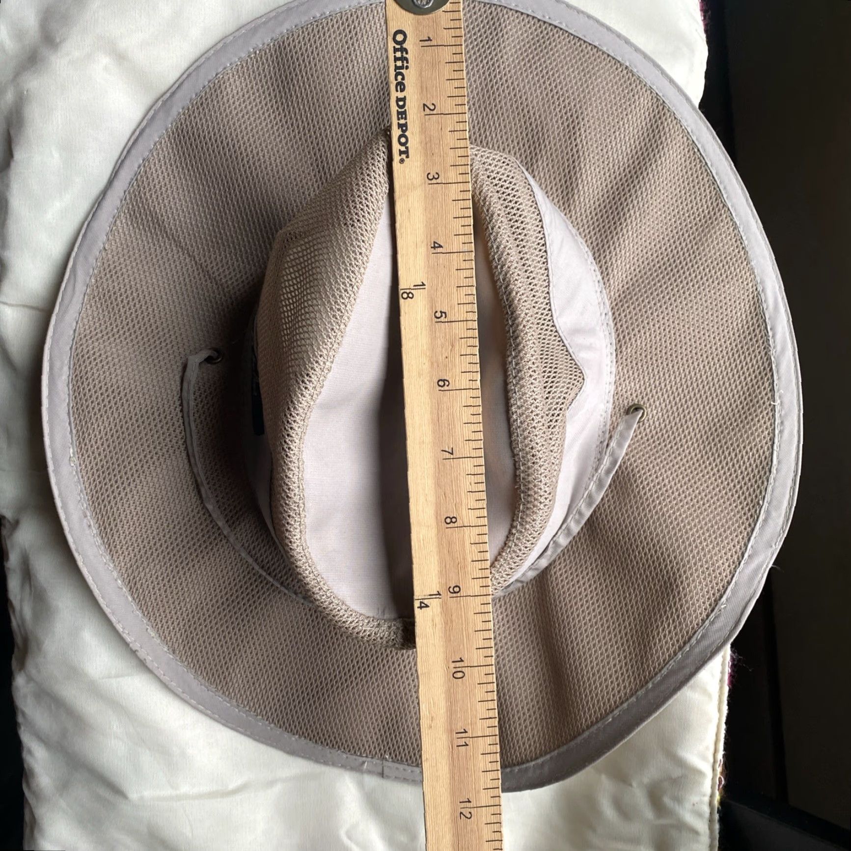 Vintage Cabela’s Airflow Sun Hat Unisex Adults Hat M Beige Wide Brim Outdoor Fishing Hiking Camping Summer Spring Fall Size ONE SIZE - 6 Thumbnail