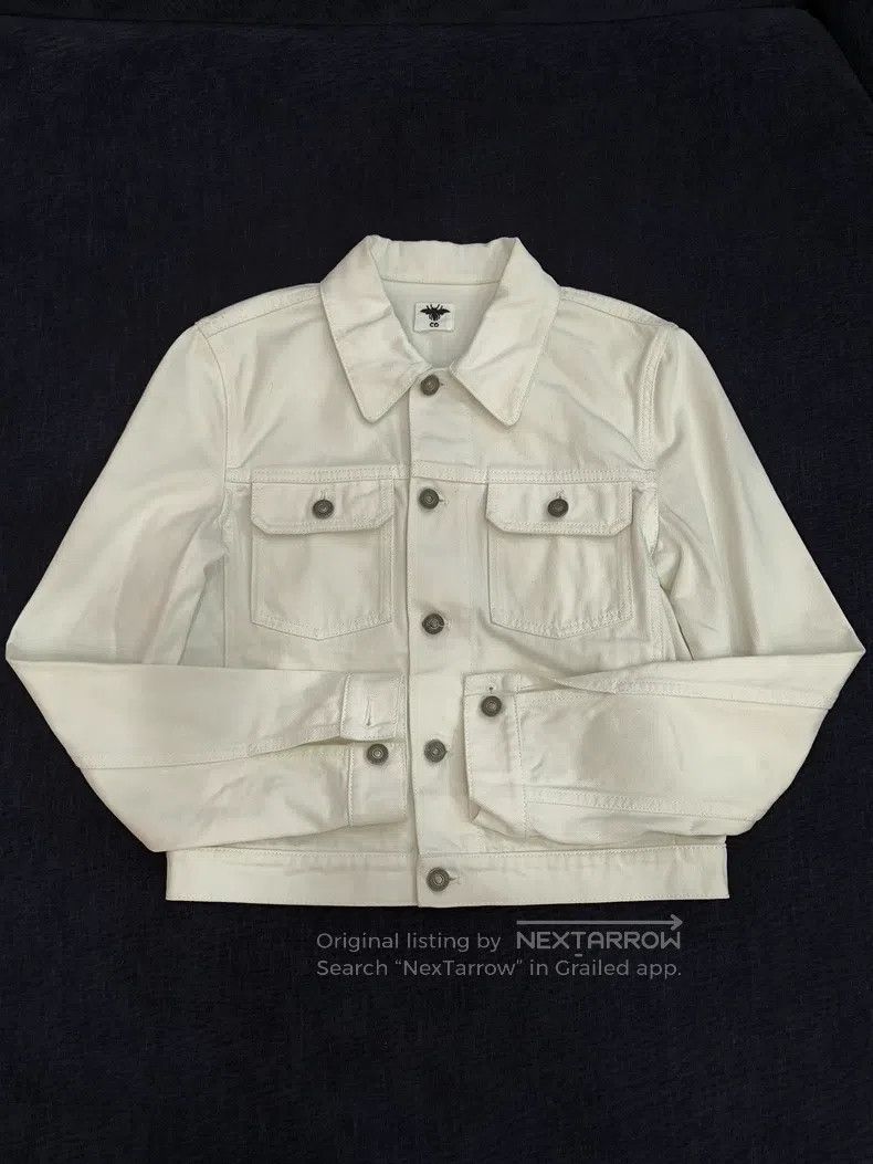 Dior Dior Short long-sleeved denim jacket with jungle flower st Size XS / US 0-2 / IT 36-38 - 2 Thumbnail