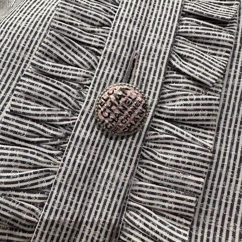 Chanel Chanel 24P striped full-print logo diamond buckle lace shi Size XXS / US 00 / IT 34 - 6 Thumbnail