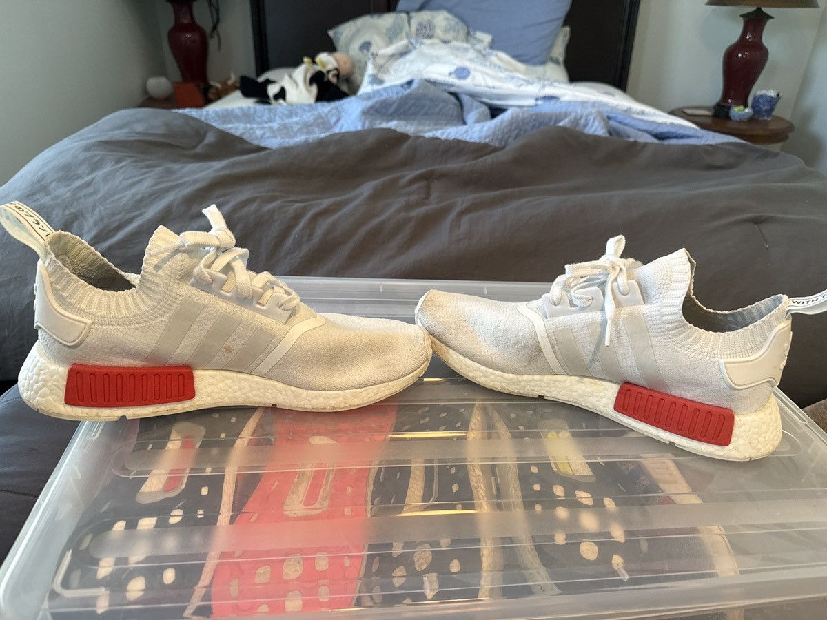 Adidas Adidas NMD r1 vintage white Size US 10 / EU 43 - 3 Thumbnail