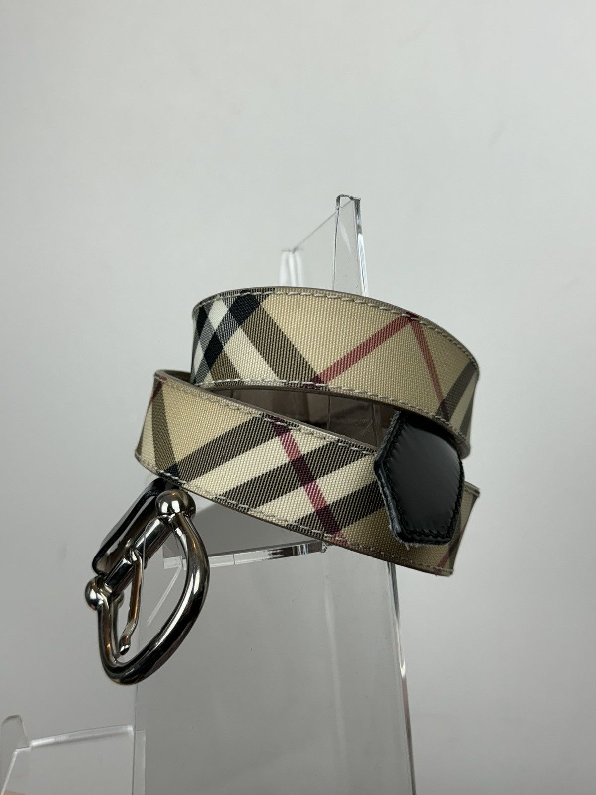 Burberry Leather belt Burberry y2k original luxury casual item Size ONE SIZE - 2 Thumbnail