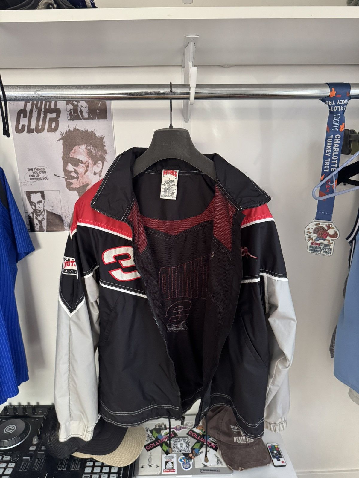 Nutmeg Vintage Nutmeg Mills Dale Earnhardt Sr NASCAR Windbreaker. L Size US L / EU 52-54 / 3 - 3 Thumbnail